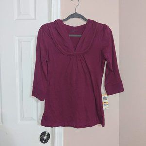 Spring pink hooded tee